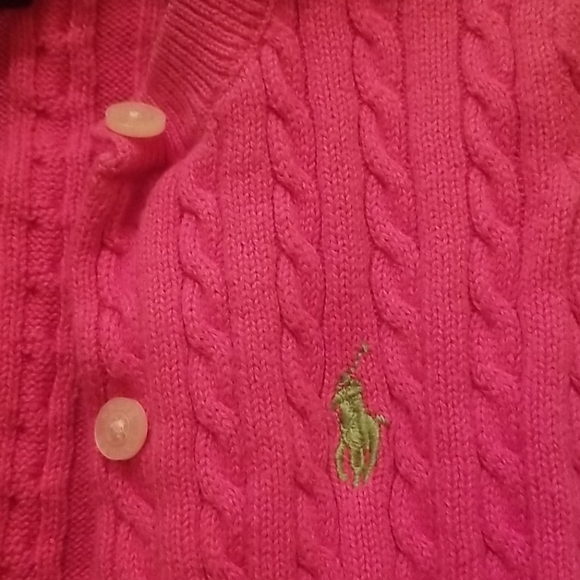 POLO toddler girls cardigan sweater - Picture 2 of 6